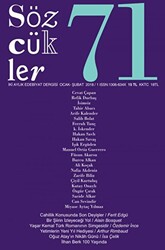 Sözcükler Dergisi Sayı: 71 Ocak - Şubat 2018 - 1