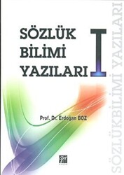 Sözlük Bilimi Yazıları 1 - 1