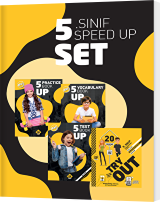 Speed Up 5. Sınıf Try Out + Test + Vocabulary + Practice Book 4 lü Set - 1