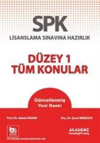 SPK Lisanslama Sınavına Hazırlık Düzey 1 - Tüm Konular - 1