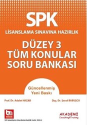 SPK Lisanslama Sınavına Hazırlık Düzey 3 Tüm Konular Soru Bankası - 1