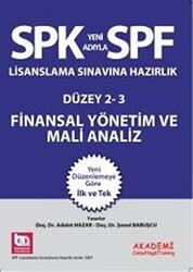 SPK Lisanslama Sınavına Hazırlık Finansal Yönetim ve Mali Analiz - 1