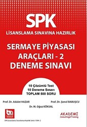 SPK Lisanslama Sınavına Hazırlık Sermaye Piyasası Araçları - 2 Soru Bankası - 1