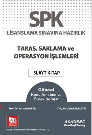 SPK Lisanslama Sınavına Hazırlık Takas Saklama ve Operasyon İşlemlerİ - 1