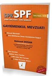 SPK - SPF Gayrimenkul Mevzuatı Konu Anlatımlı Soru Bankası - 1
