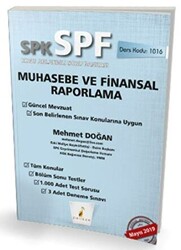 SPK - SPF Muhasebe ve Finansal Raporlama Konu Anlatımlı Soru Bankası - 1