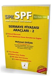 SPK - SPF Sermaye Piyasası Araçları 2 Konu Anlatımlı Soru Bankası - 1