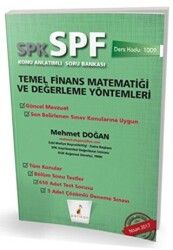 SPK - SPF Temel Finans Matematiği ve Değerleme Yöntemleri Konu Anlatımlı Soru Bankası - 1
