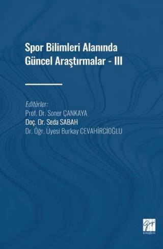 Spor Bilimleri Alanında Güncel Araştırmalar - 3 - 1