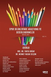 Spor Bilimlerinde Araştırma ve Değerlendirmeler Cilt 2 - 1