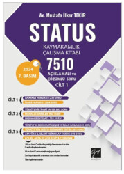 Status Kaymakamlık Çalışma Kitabı 7510 Açıklamalı Ve Çözümlü Soru - 1