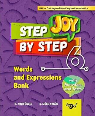 Step By Step Joy 6. Sınıf Words and Expressions Bank - 1