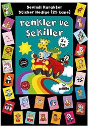 Stickerlı 3+ Yaş Renkler ve Şekiller - 1