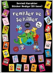 Stickerlı 4+ Yaş Renkler ve Şekiller - 1