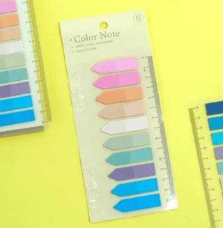 Sticky Color Note 10 Renk Film Index Cetvelli Model-16 - 1