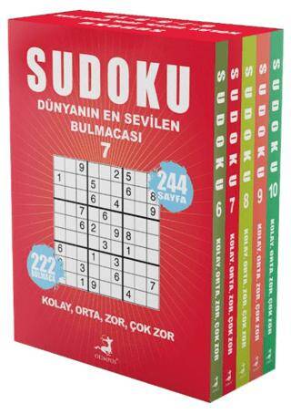 Sudoku Dünyanın En Sevilen Bulmacası 5 Kitap Set - 1