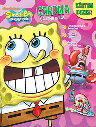 Süngerbob Karepantolon Eğitim Dizisi Çarpma Çalışma Kitabı - 1