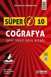 Süper 10 Coğrafya Yeni Nesil Soru Kitabı - 1