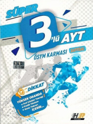 Süper 3`lü AYT ÖSYM Karması Sayısal Deneme - Hız ve Renk Yayınları