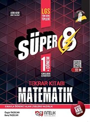 Süper 8 1. Dönem Matematik Tekrar Kitabı Nitelik Yayınları - 1