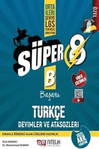 Süper 8 Türkçe Deyimler Ve Atasözleri Yeni Nesil Soru Kitabı - 1