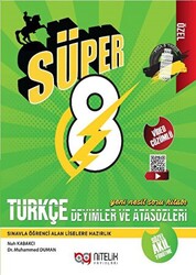 Süper 8 Türkçe Deyimler Ve Atasözleri Yeni Nesil Soru Kitabı - 1