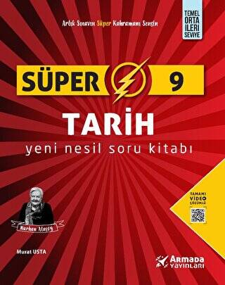 Süper 9 Tarih Yeni Nesil Soru Kitabı - 1