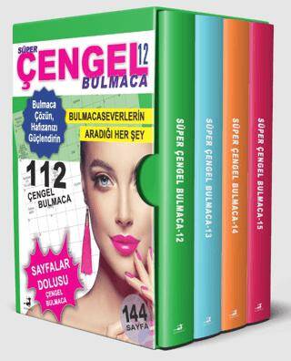 Süper Çengel Bulmaca 4 Kitap Kutulu Set - 1