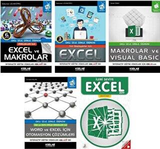 Süper Excel Eğitim Seti 5 Kitap Takım - 1
