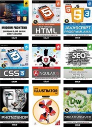 Süper Modern Web Tasarım Seti 9 Kitap Takım - Kodlab Yayın Dağıtım