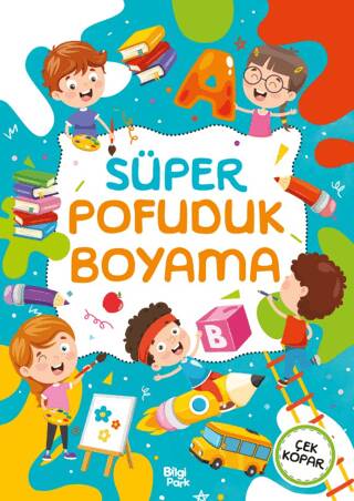 Süper Pofuduk Boyama Kitabı - 1