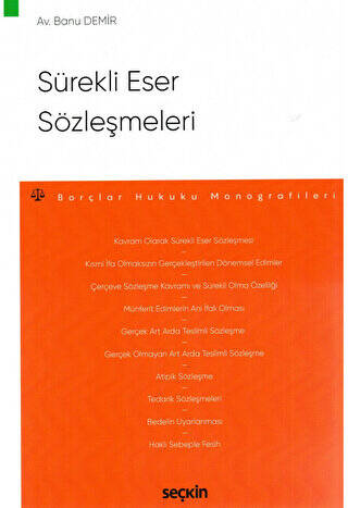 Sürekli Eser Sözleşmeleri - 1