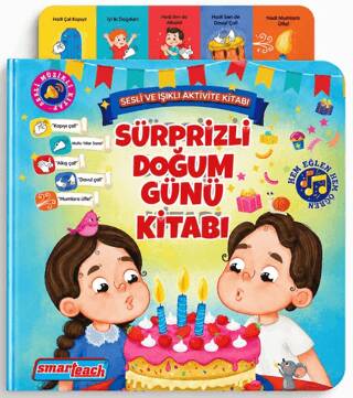 Sürprizli Doğum Günü Kitabı – Sesli ve Işıklı Kitap Ses Sensörlü - 1