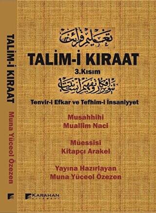 Talim-i Kıraat 3. Kısım - 1