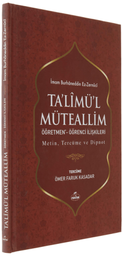 Ta`limü`l Müteallim Öğretmen - Öğrenci İlişkileri Şamua - 1