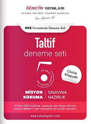 Taltif Misyon Koruma Sınavına Hazırlık Deneme Seti - 1