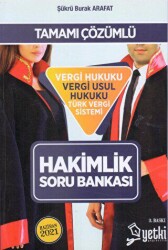 Tamamı Çözümlü Vergi Hukuku, Vergi Usul Hukuku, Türk Vergi Sistemi Hakimlik Soru Bankası - 1