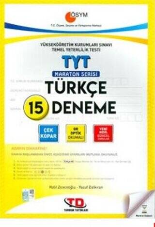 Tandem TYT Türkçe 15 Deneme - 1