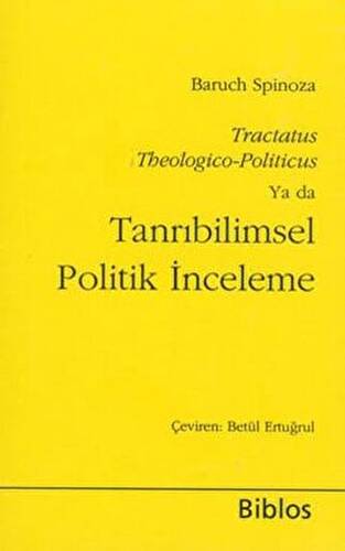 Tanrıbilimsel Politik İnceleme - 1