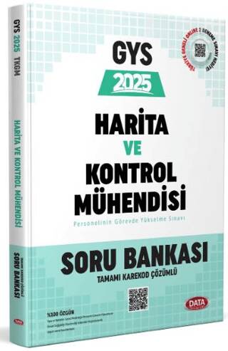 Tapu ve Kadastro Genel Müdürlüğü Harita ve Kontrol Mühendisliği Unvan Değişikliği Sınavı Soru Bankası - 1