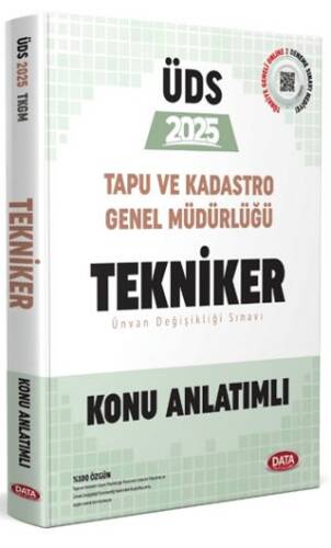 Tapu ve Kadastro Genel Müdürlüğü UDS Tekniker Konu Anlatımlı - 1