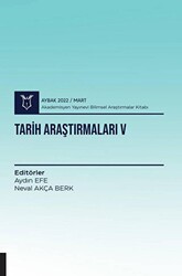 Tarih Araştırmaları V AYBAK 2022 Mart - 1