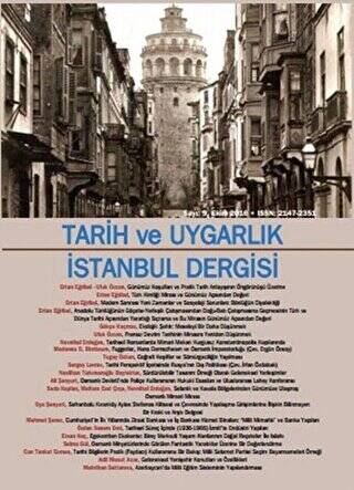 Tarih ve Uygarlık - İstanbul Dergisi Sayı: 9 Ekim 2016 - 1