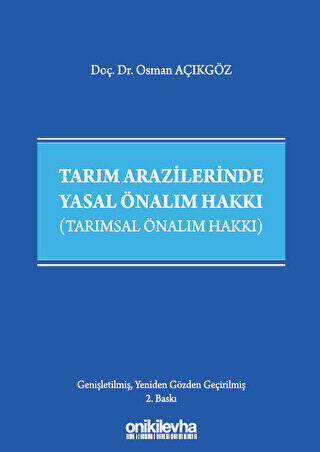 Tarım Arazilerinde Yasal Önalım Hakkı - 1