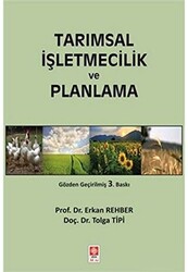 Tarımsal İşletmecilik ve Planlama - 1