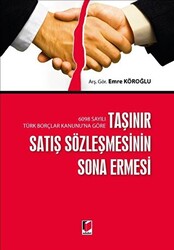 Taşınır Satış Sözleşmesinin Sona Ermesi - 1