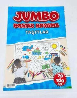 Taşıtlar Jumbo Poster Boyama 70x100cm - 1