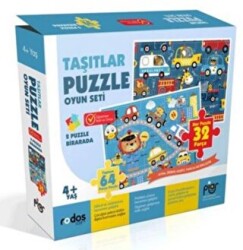 Taşıtlar Puzzle Oyun Seti - 1