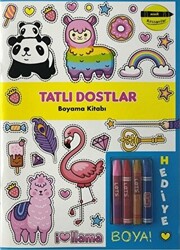 Tatlı Dostlar Boyama Kitabı - Minik Ressamlar - 1