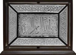 Tavaflı Kaplama Gümüş Kur`an-ı Kerim Orta Boy - Hayrat Neşriyat